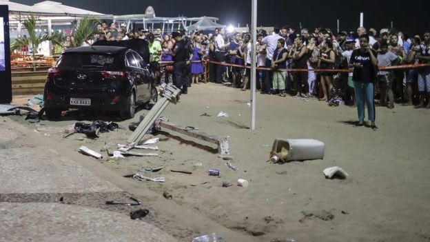 Motorista que feriu 16 e matou um bebê em acidente no Rio deixa a delegacia