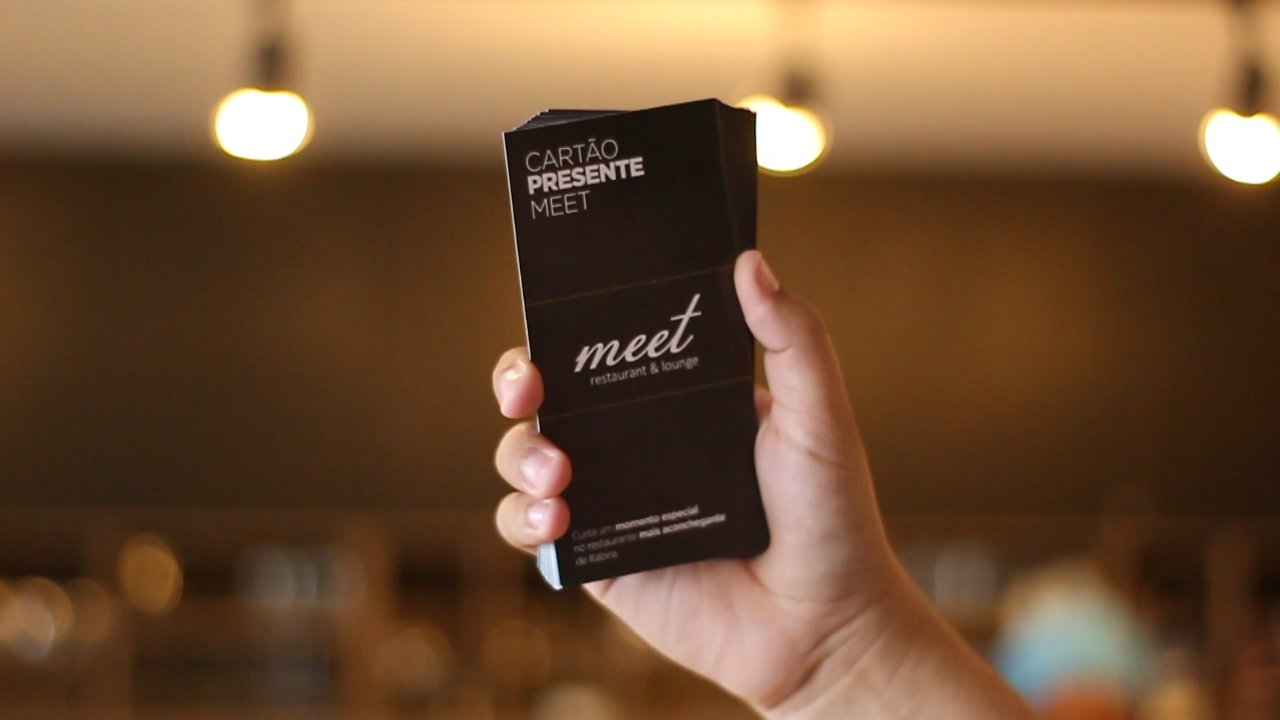 Meet Restaurant lança cartões presente: opção saborosa para presentear em quaisquer ocasiões