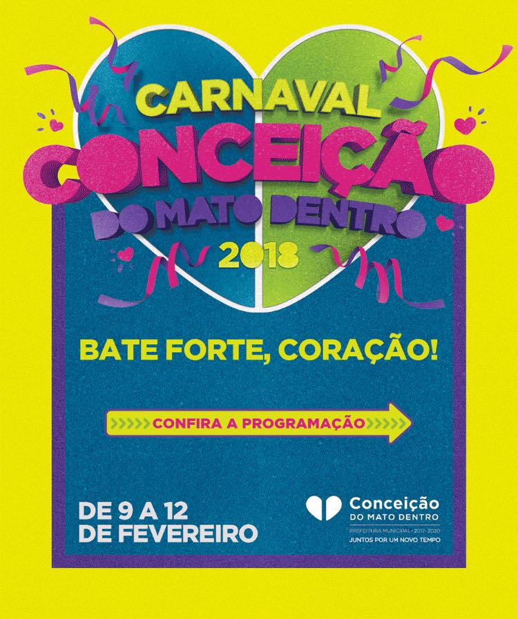 Blocos famosos de BH darão o tom do Carnaval de Conceição do Mato Dentro