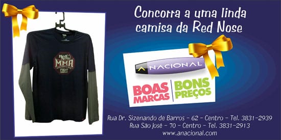 Concorra a uma camisa Red Nose da loja A Nacional