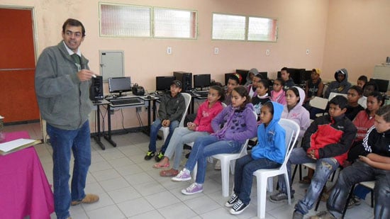 Palestras da Emater marcam Semana Ambiental na Escola  Antônio Camilo Alvim