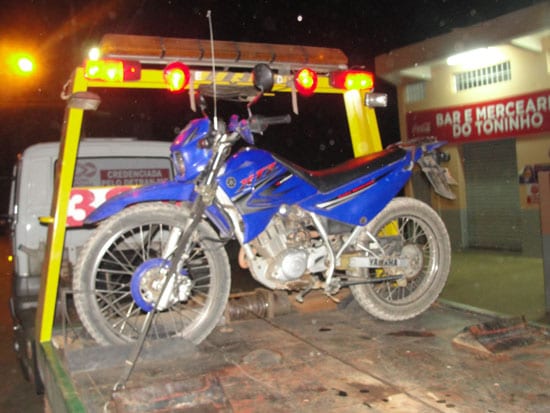 Rotam recupera moto furtada no Gabiroba