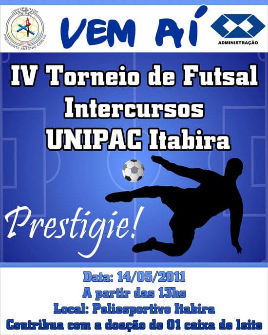 IV Torneio de Futsal Intercursos da Unipac