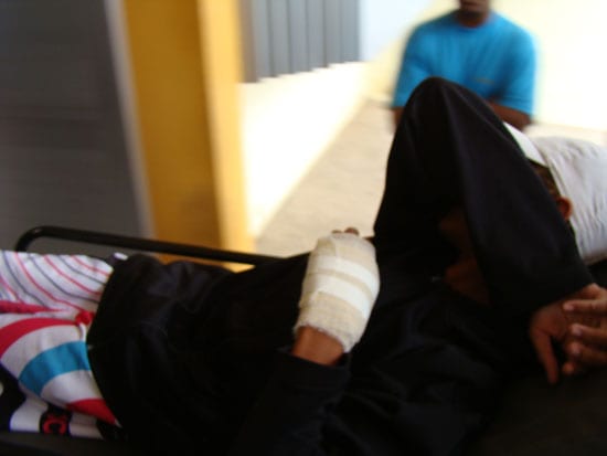 Menor é baleado no bairro Machado