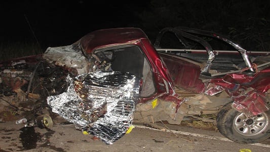Colisão deixa dois mortos na AMG-900, em Itabira
