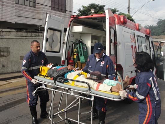 Idoso atropelado próximo ao Sindicato Metabase