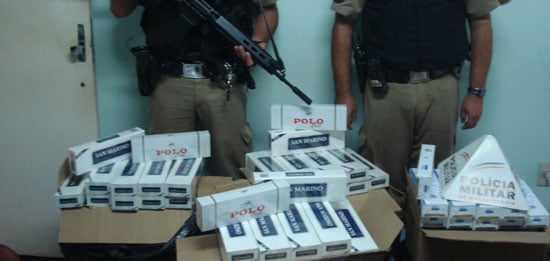 Taxista é preso com produtos falsificados em Alvinópolis