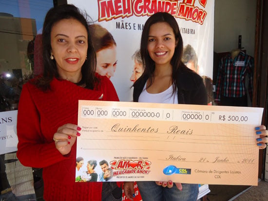 CDL entrega prêmios aos sorteados na campanha “Amor, Meu Grande Amor”