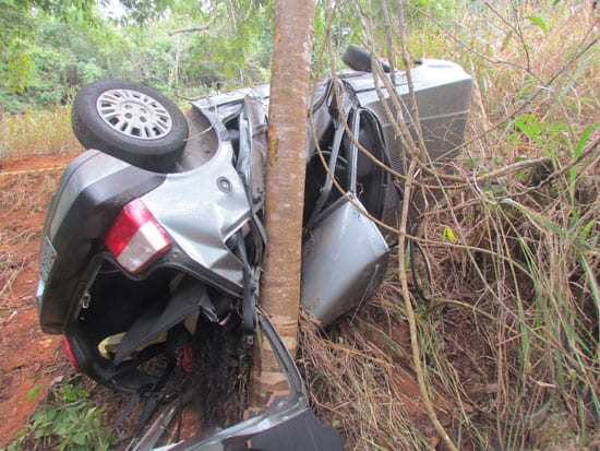 Mulher de 24 anos morre em acidente automobilístico próximo a Ferros