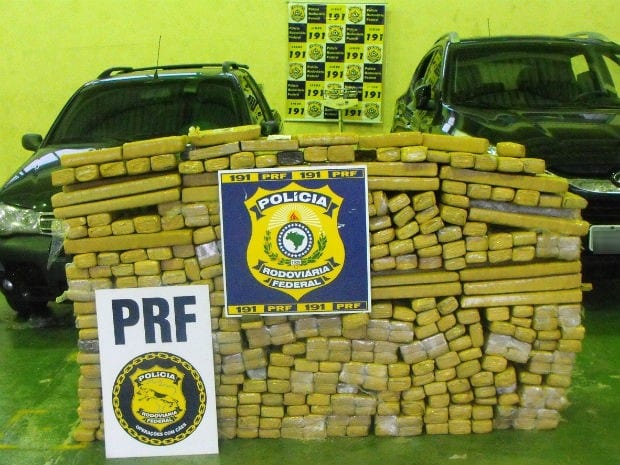 PRF apreende mais de 500 kg de maconha no Espírito Santo que seria de Minas Gerais