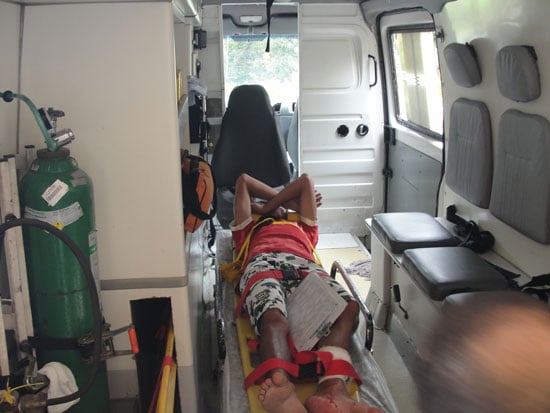 Menor leva tiro no bairro Machado