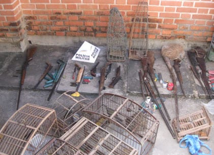 Polícia Militar de Ferros apreende 13 armas de fogo e prende três suspeitos