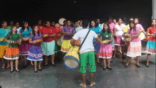 Meninos de Minas Itabira participam do 9º Festejo do Tambor Mineiro em BH