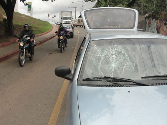 Mulher atropelada na rua Salvino Pascoal
