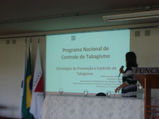 GRS promove capacitação para profissionais de saúde com foco no antitabagismo