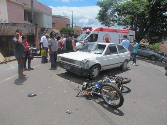 Colisão entre moto e carro deixa uma pessoa ferida no Pará