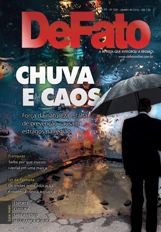 DeFato 229 traz matéria de capa sobre estrago das chuvas na região