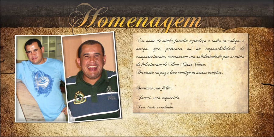 Família homenageia Ilton César e clama por justiça
