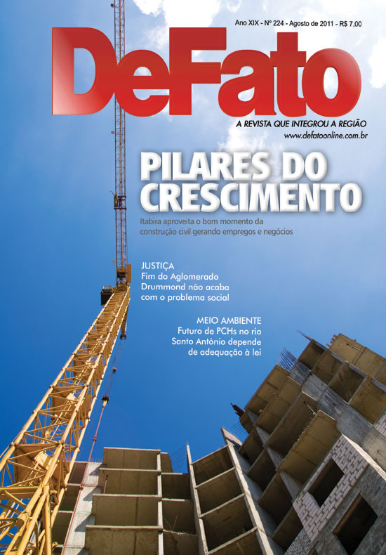 Edição de agosto da revista DeFato traz especial sobre construção civil