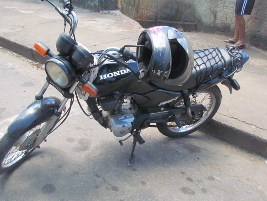 Moto de pedreiro é furtada e encontrada pouco tempo depois