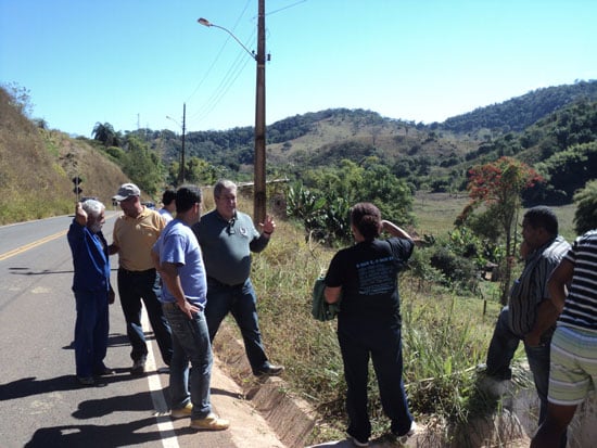 DER apresenta áreas para construção do novo campo de São Sebastião do Rio Preto