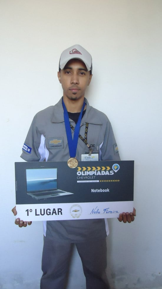 Itabirano é campeão estadual de olimpíada da Chevrolet