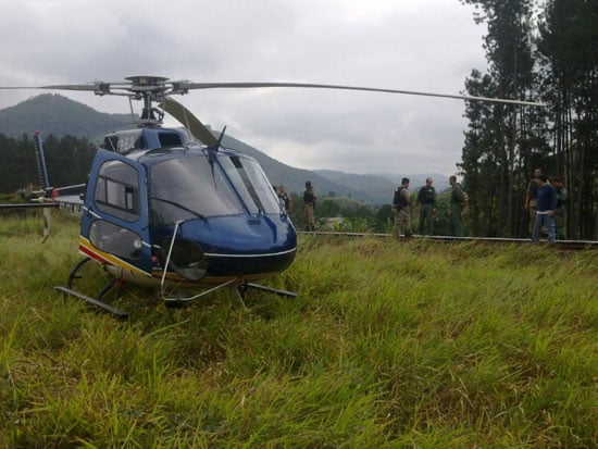 Quadrilha assalta restaurante de posto e troca tiros com a PM em Nova Era