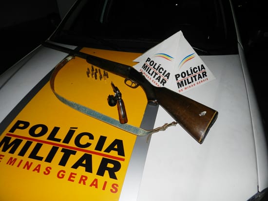 Polícia Rodoviária apreende armas na comunidade de Vista Alegre