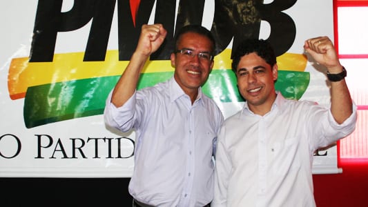 Dr. Damon (PV) e Reginaldo Calixto (PMDB) formam aliança para disputar prefeitura de Itabira