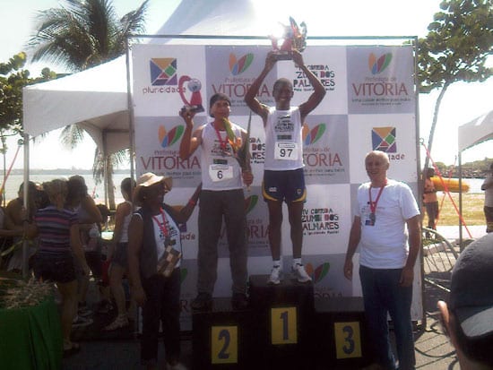 Atleta de São Gonçalo vence corrida no Espírito Santo