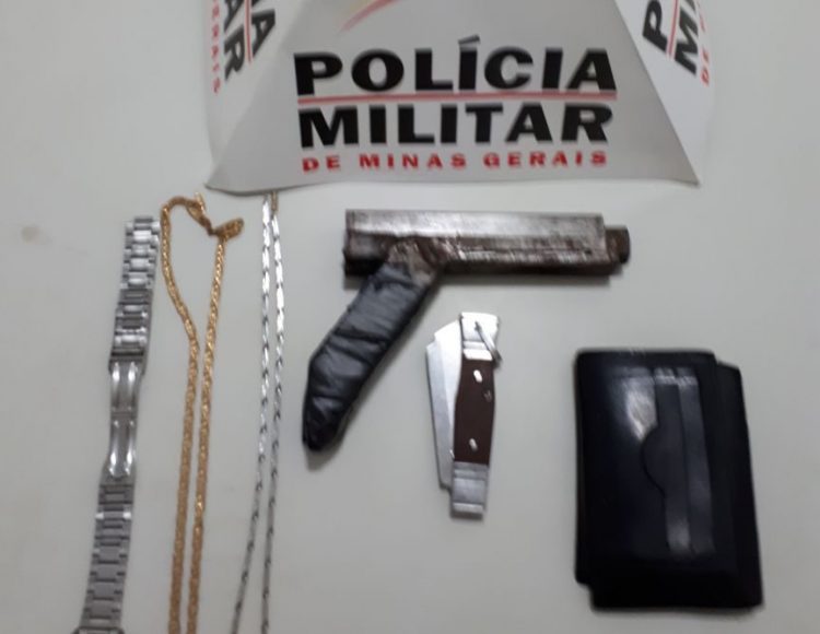 PM age rápido e prende homem que roubou idoso em plena manhã na João Pinheiro