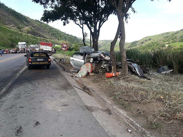 Corpos de família itabirana morta em acidente na 381 serão sepultados em Ipatinga