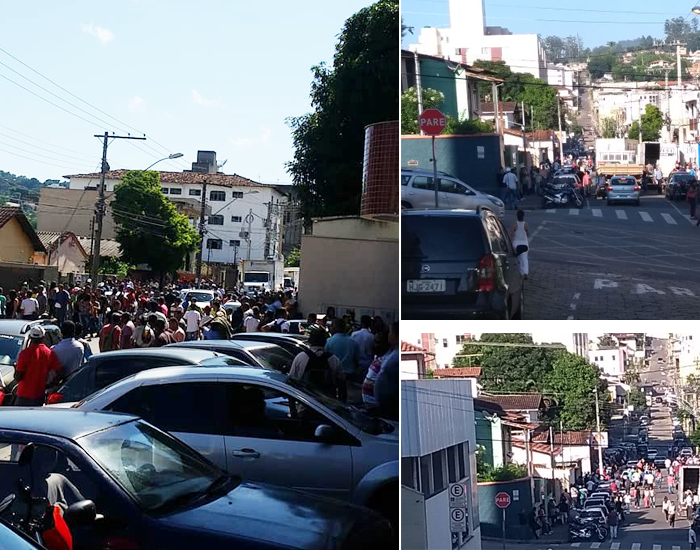 Divulgação de vagas leva multidão de desempregados ao Centro de Itabira