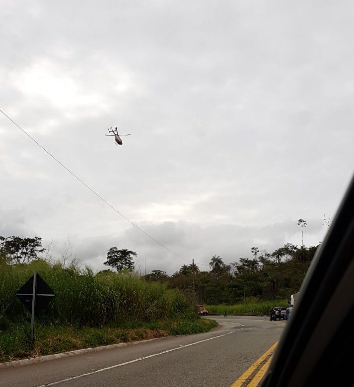 Sábado começou com grave acidente na BR-381 em Caeté