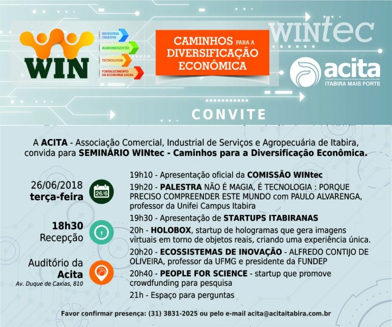 1º Seminário WINtec vai apresentar novas propostas de tecnologia