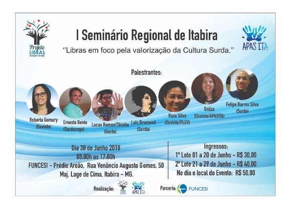 Seminário em Itabira discute inclusão e socialização dos surdos
