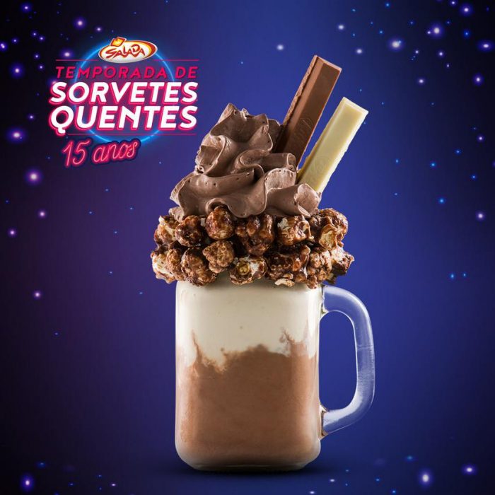 Sorveteria Salada inova em sabores e apresentações na 15ª Temporada de Sorvetes Quentes