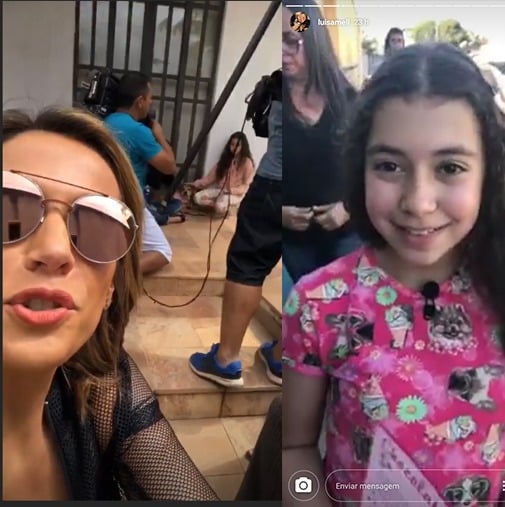 Em Itabira, Luisa Mell conhece garota de 10 anos que faz chocolates para ajudar animais