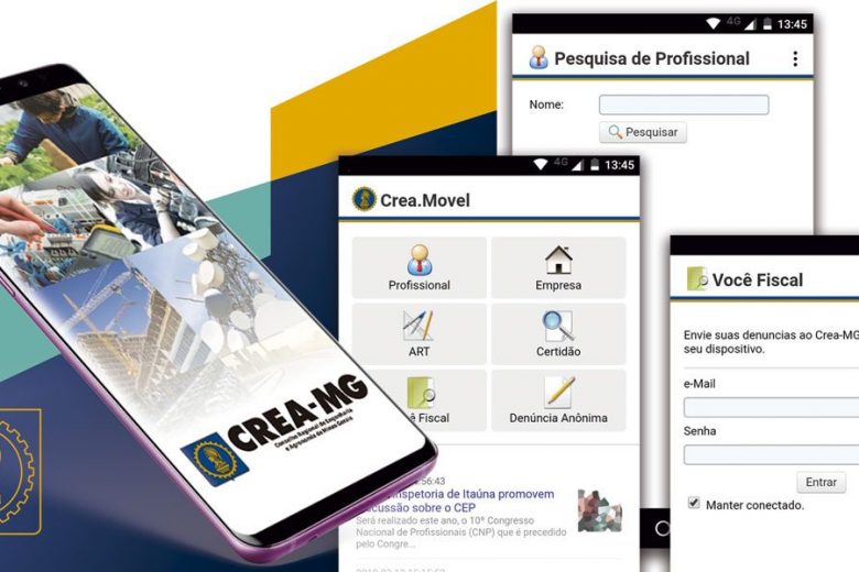 Aplicativo do Crea-MG facilita denúncias de irregularidades