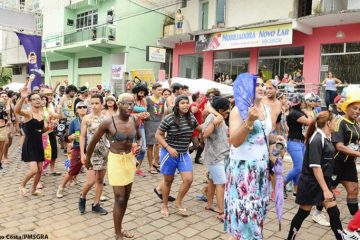 Blocos garantem a animação em São Gonçalo do Rio Abaixo