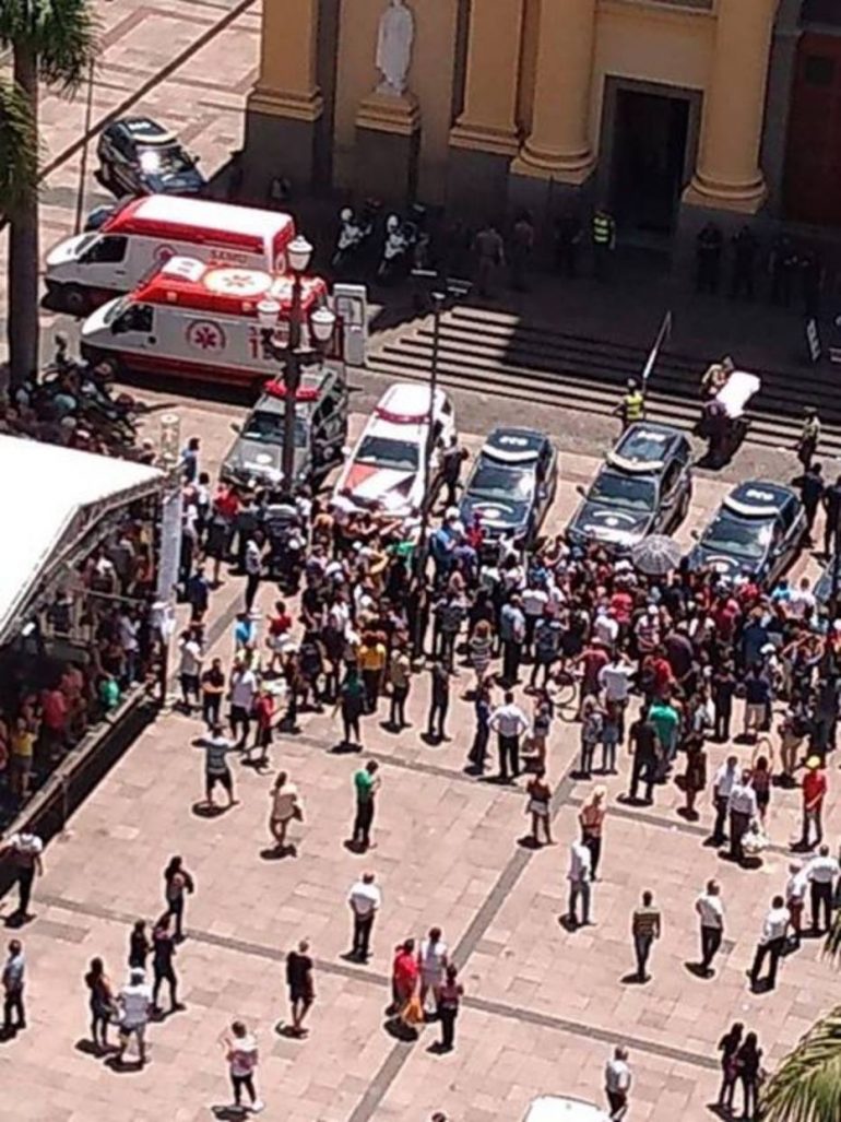 Homem entra em catedral de Campinas, mata cinco e se suicida