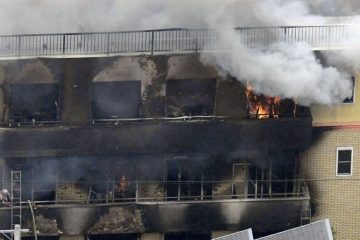 Incêndio criminoso deixa pelo menos 16 mortos no Japão