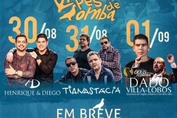 Programação da 45° Festa dos Pés de Bomba, em Barão de Cocais, reúne Henrique e Diego, Tianastácia e Dado Villa-Lobos