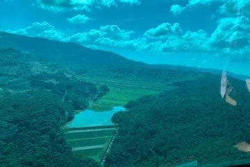 Defesa Civil divulga imagens aéreas atualizadas da barragem em Barão – VEJA VÍDEO