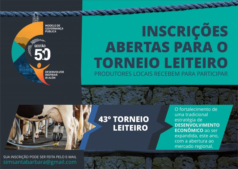 Inscrições para Torneio Leiteiro de Santa Bárbara terminam nesta quarta-feira