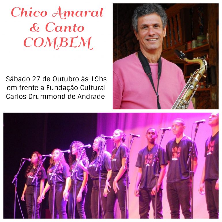 Jovens do Combem farão participação em show do músico Chico Amaral