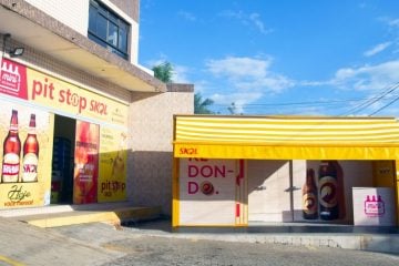 Tarde de pagode inaugura Pit Stop Skol em Itabira