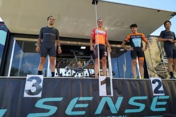 Itabiranos sobem ao pódio em competição com melhores ciclistas do Brasil