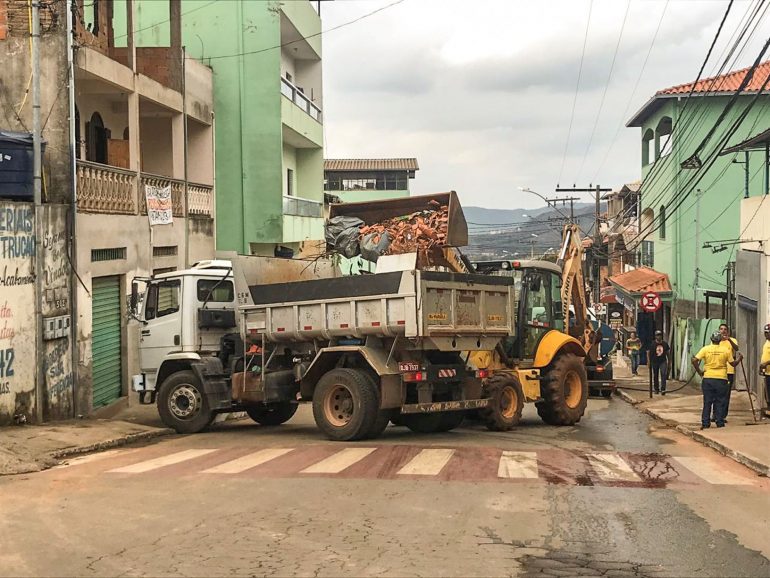 Prefeitura de Mariana se mobiliza para reparar danos causados pela chuva