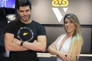 Mister Brasil e empresária do Posto Trevo inauguram loja em Itabira